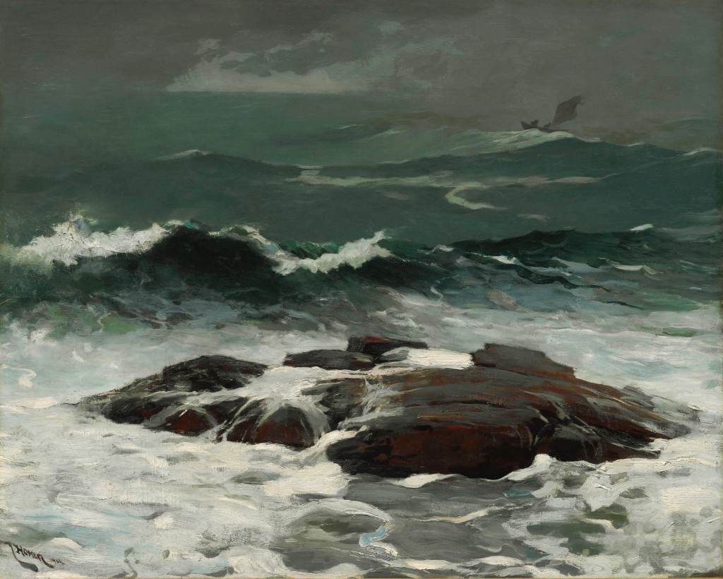 1904 Summer Squall (Clark Museum, Williamstown, MA 24 1:4 x 30 1:4 in. (61.6 x 76.8 cm)