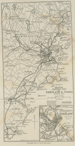 1912 Trolley Map Portland Maine (Hay's Book) (Becky Buyers)